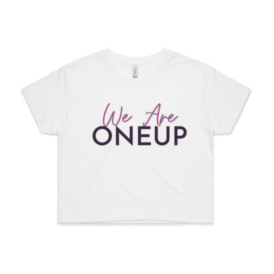 WOMENS CROP TEE - WE ARE ONEUP Thumbnail